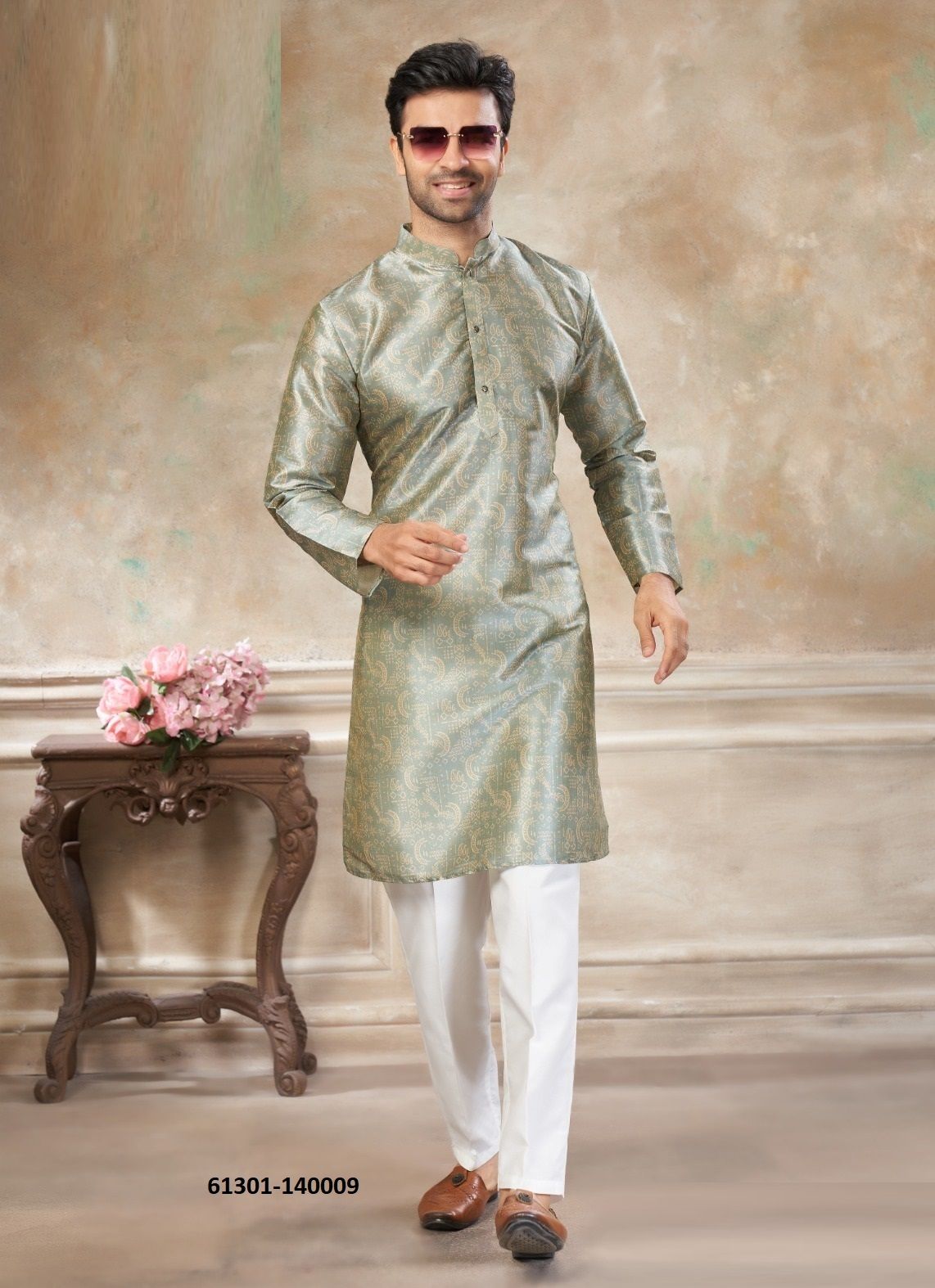 VOLUME 140 - Catalog # 61301 (Set of 9 Men's Ethnic Wear) by Meheriya