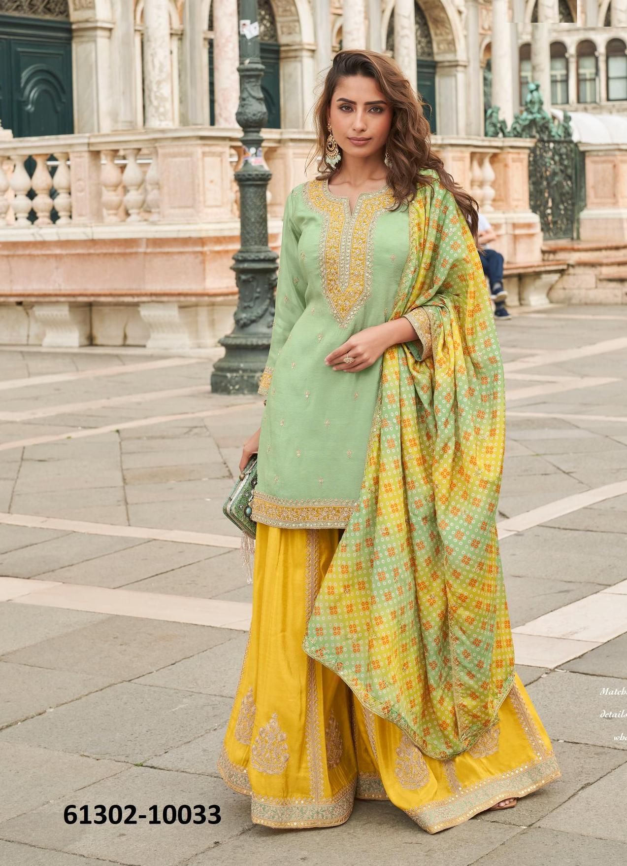 TAJ - Catalog # 61302 (Set of 4 Readymade Salwar Suits) by Sayuri Designer TAJ - Catalog # 61302 (Set of 4 Readymade Salwar Suits) by Sayuri Designer