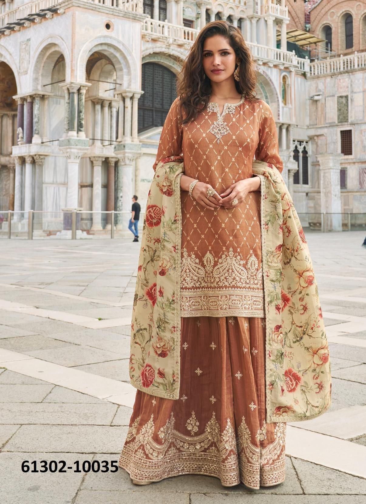 TAJ - Catalog # 61302 (Set of 4 Readymade Salwar Suits) by Sayuri Designer TAJ - Catalog # 61302 (Set of 4 Readymade Salwar Suits) by Sayuri Designer