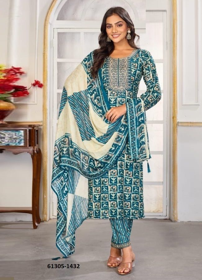 GORI 1 - Catalog # 61305 (Set of 4 Readymade Salwar Suits) by Jagraasa GORI 1 - Catalog # 61305 (Set of 4 Readymade Salwar Suits) by Jagraasa