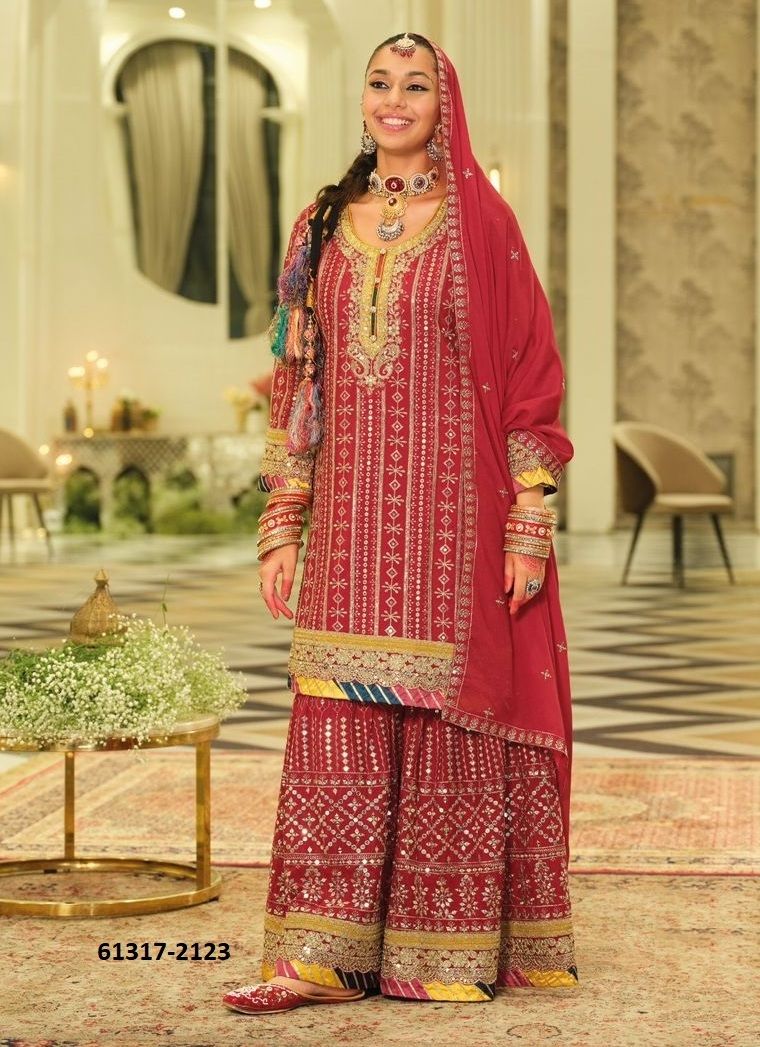 ARMANI 7 - Catalog # 61317 (Set of 3 Readymade Salwar Suits) by Eba Lifestyle ARMANI 7 - Catalog # 61317 (Set of 3 Readymade Salwar Suits) by Eba Lifestyle