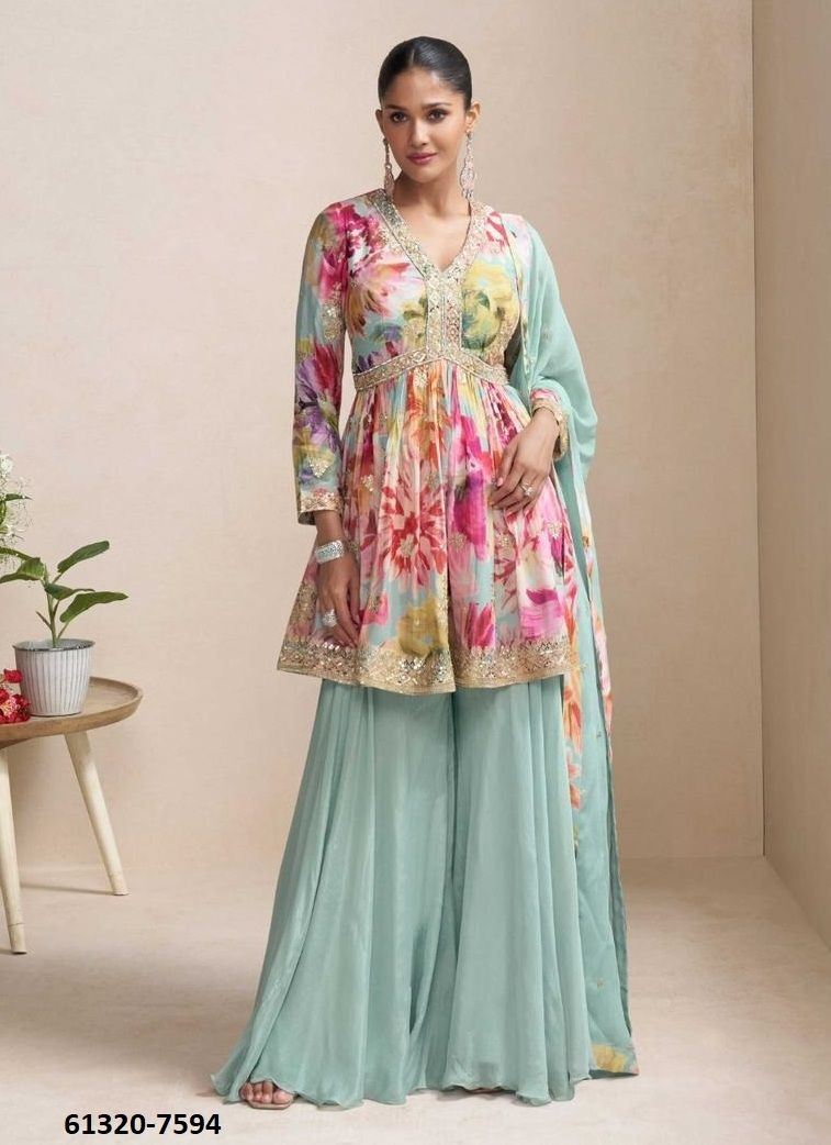 RAAGA - Catalog # 61320 (Set of 3 Readymade Salwar Suits) by Gulkayra Designer