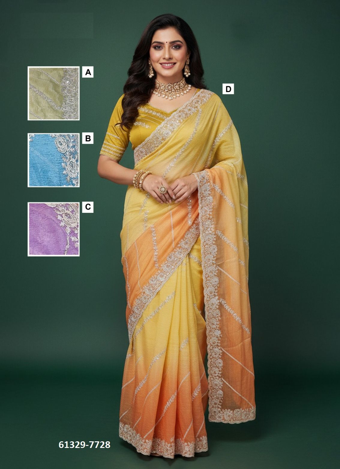 RISHITA 2 - Catalog # 61329 (Set of 55 Sarees) by Mahotsav RISHITA 2 - Catalog # 61329 (Set of 55 Sarees) by Mahotsav