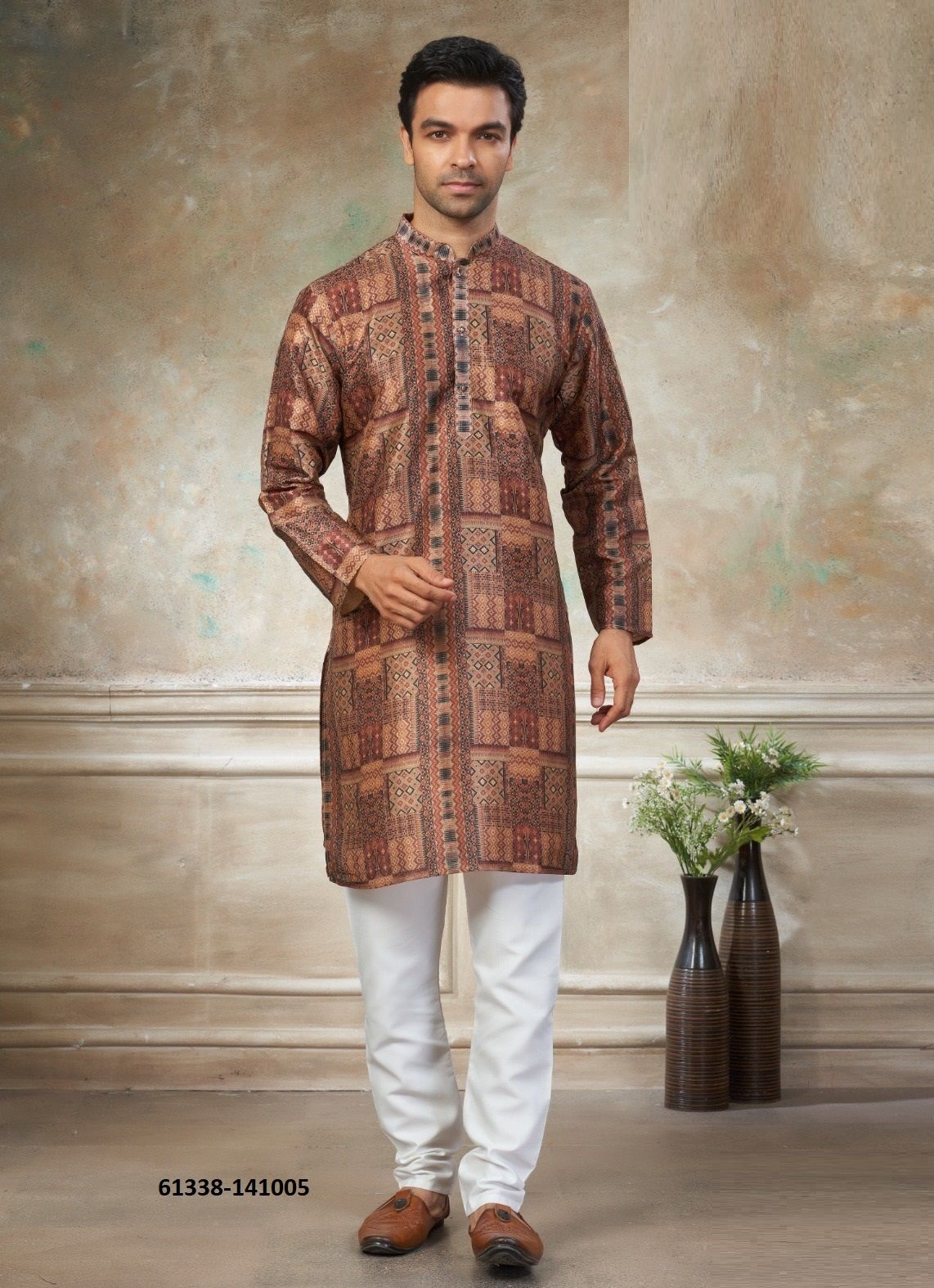 VOLUME 141 - Catalog # 61338 (Set of 8 Men's Ethnic Wear) by Serengeti VOLUME 141 - Catalog # 61338 (Set of 8 Men's Ethnic Wear) by Serengeti