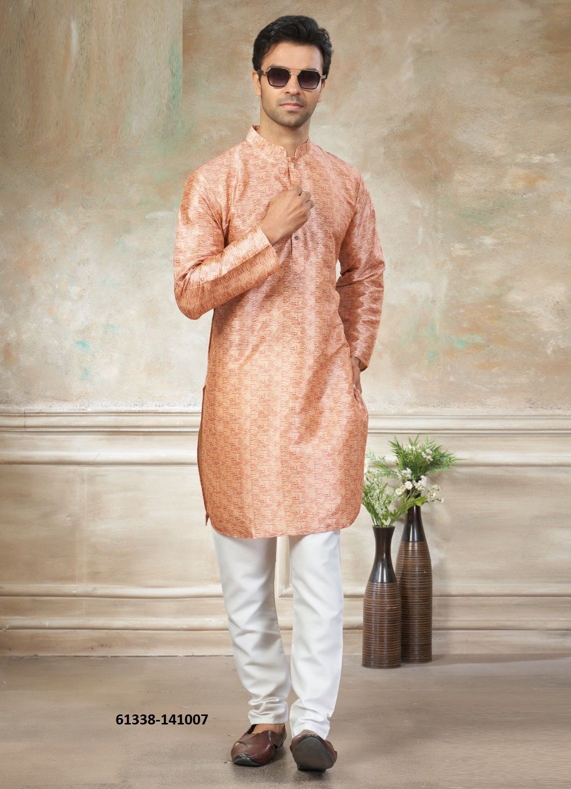 VOLUME 141 - Catalog # 61338 (Set of 8 Men's Ethnic Wear) by Serengeti VOLUME 141 - Catalog # 61338 (Set of 8 Men's Ethnic Wear) by Serengeti