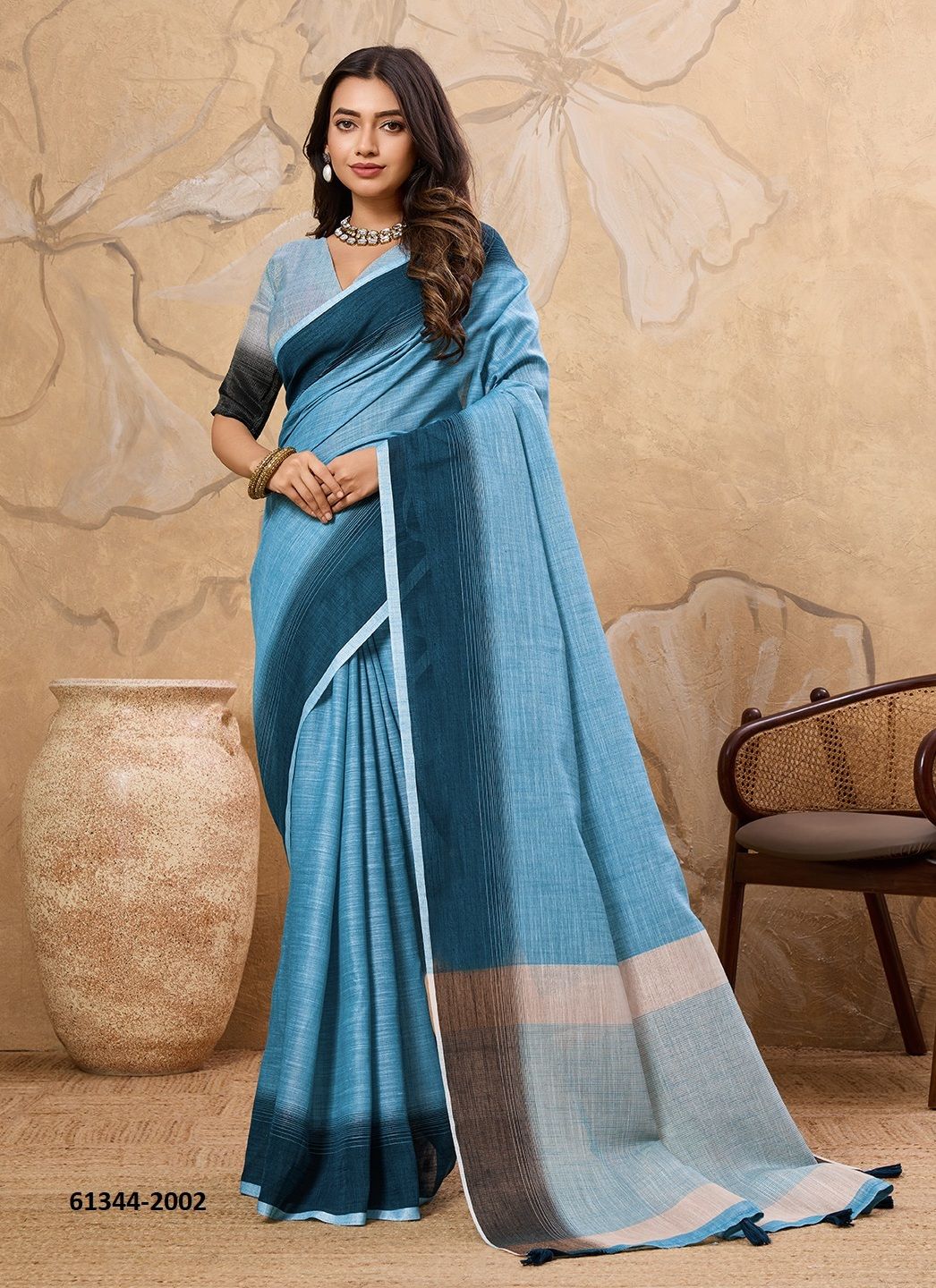 KARAGIRI 2 - Catalog # 61344 (Set of 6 Sarees) by Meheriya