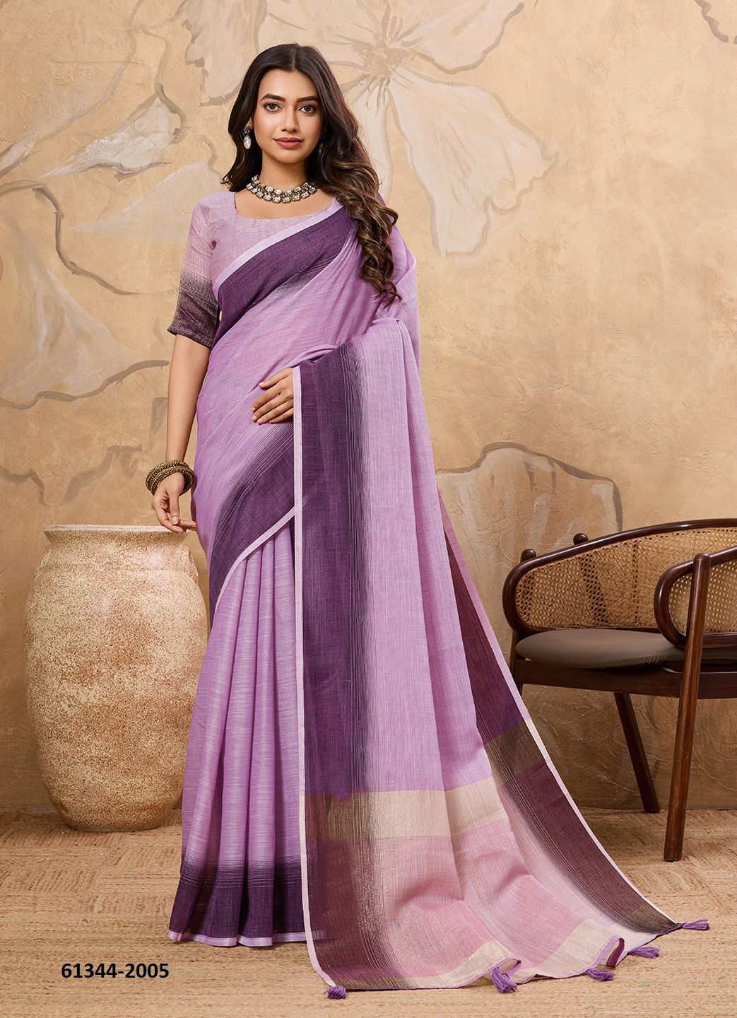 KARAGIRI 2 - Catalog # 61344 (Set of 6 Sarees) by Meheriya