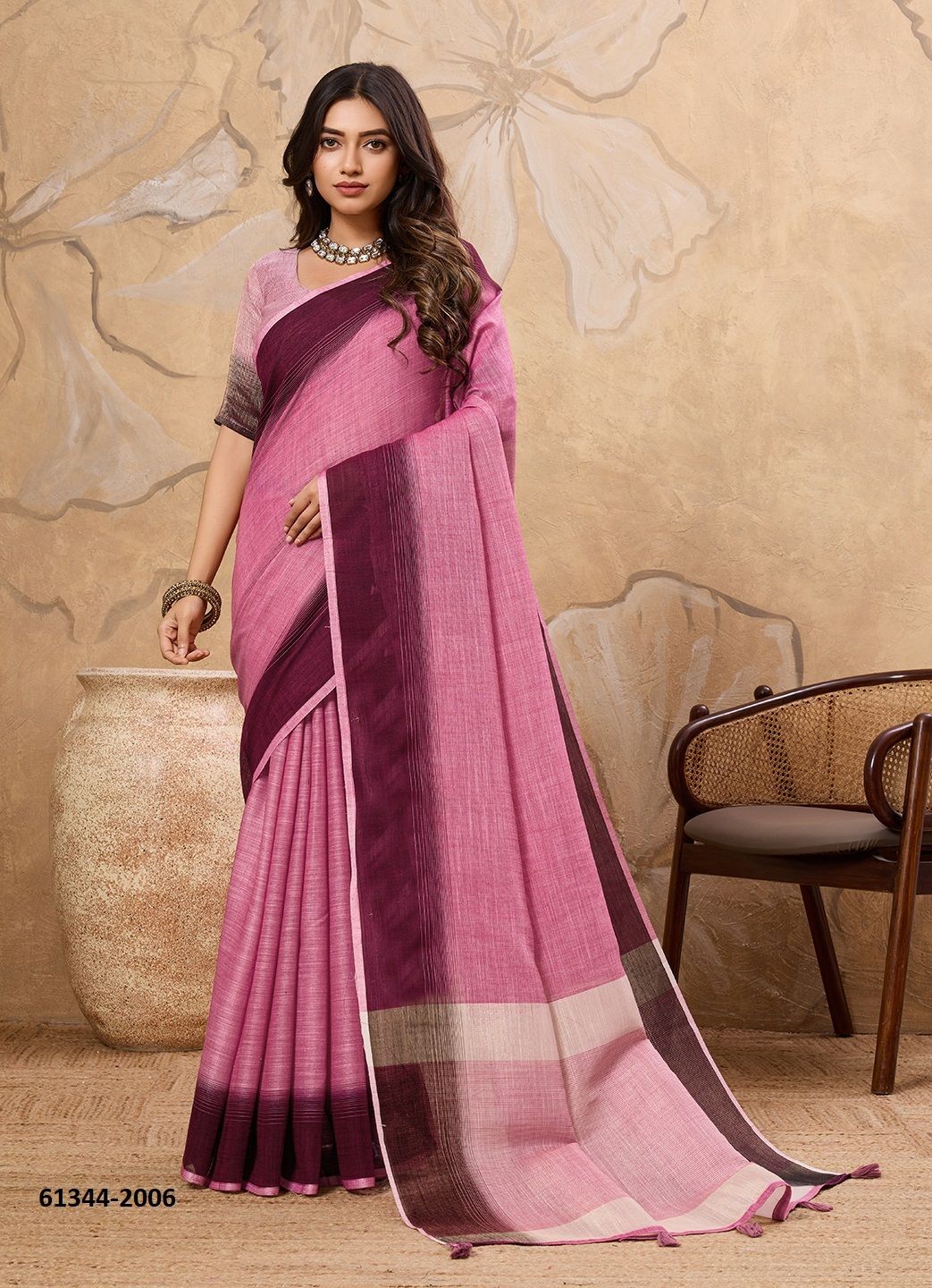 KARAGIRI 2 - Catalog # 61344 (Set of 6 Sarees) by Meheriya