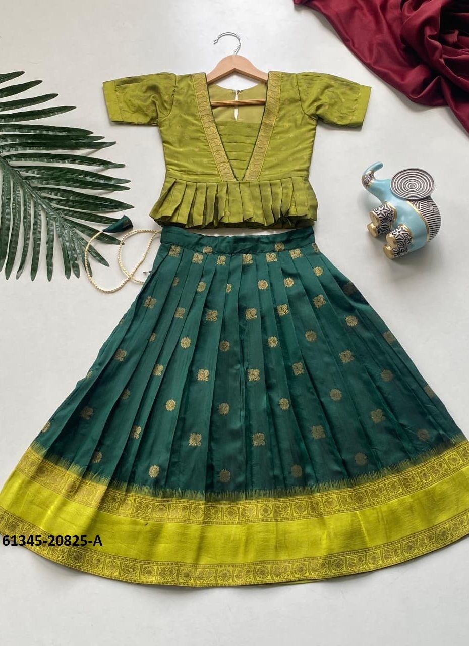 KIDS 20825 - Catalog # 61345 (Set of 7 Readymade Lehengas) by Serengeti KIDS 20825 - Catalog # 61345 (Set of 7 Readymade Lehengas) by Serengeti