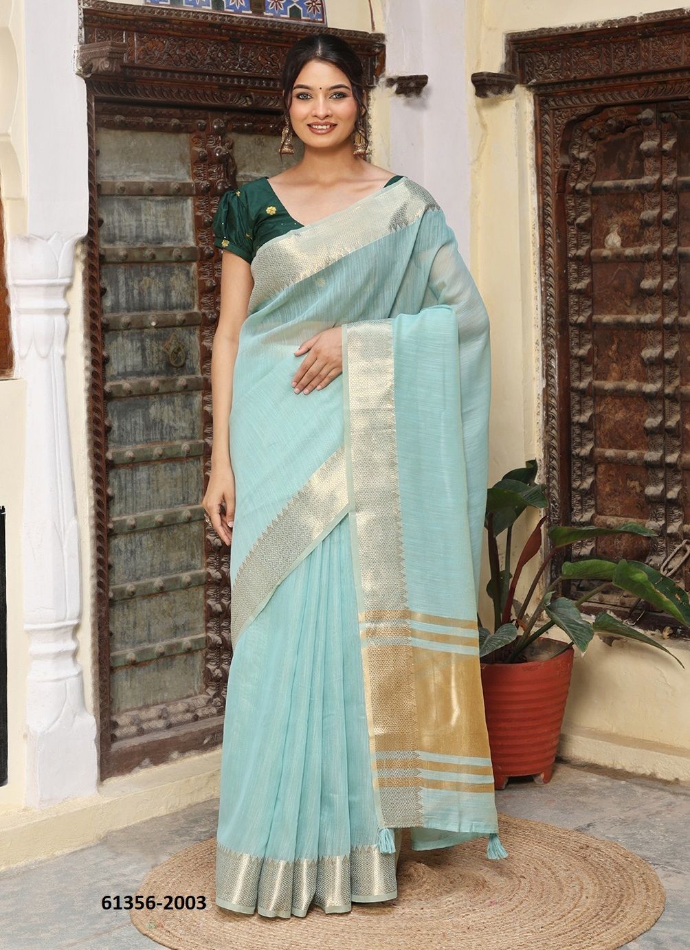 BELGIUM 2 - Catalog # 61356 (Set of 6 Sarees) by Desi Muse BELGIUM 2 - Catalog # 61356 (Set of 6 Sarees) by Desi Muse