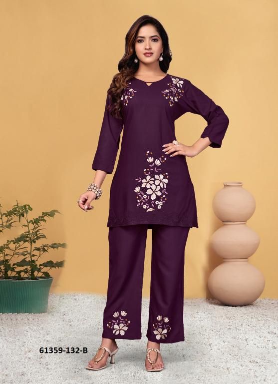 CO-ORD SETS 132 - Catalog # 61359 (Set of 4 Tops With Bottoms) by Desi Muse