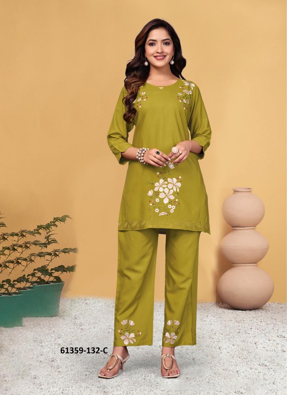 CO-ORD SETS 132 - Catalog # 61359 (Set of 4 Tops With Bottoms) by Desi Muse