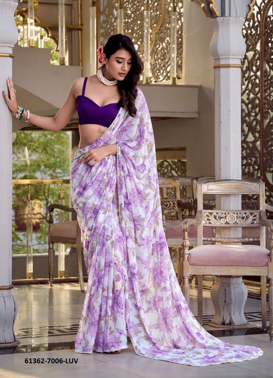 EVERLY - Catalog # 61362 (Set of 4 Sarees) by Aabharan