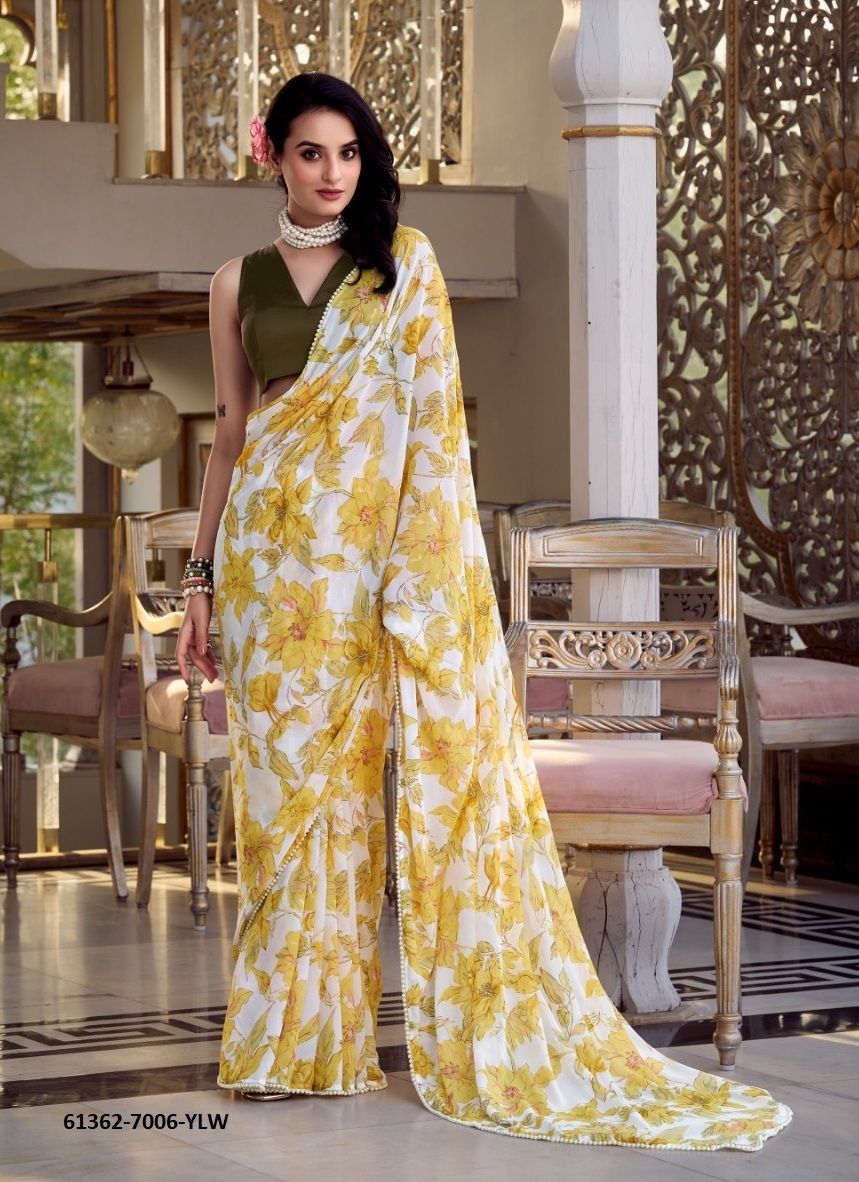 EVERLY - Catalog # 61362 (Set of 4 Sarees) by Aabharan