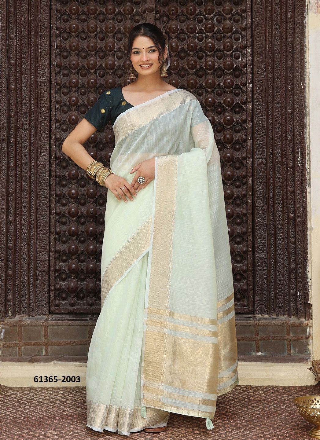 PRAGUE 2 - Catalog # 61365 (Set of 5 Sarees) by Desi Muse