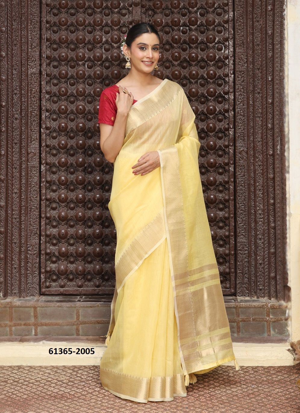 PRAGUE 2 - Catalog # 61365 (Set of 5 Sarees) by Desi Muse