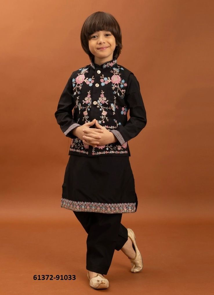 NAZRANA KIDS WEAR - Catalog # 61372 (Set of 5 Men's Ethnic Wear) by Aabharan