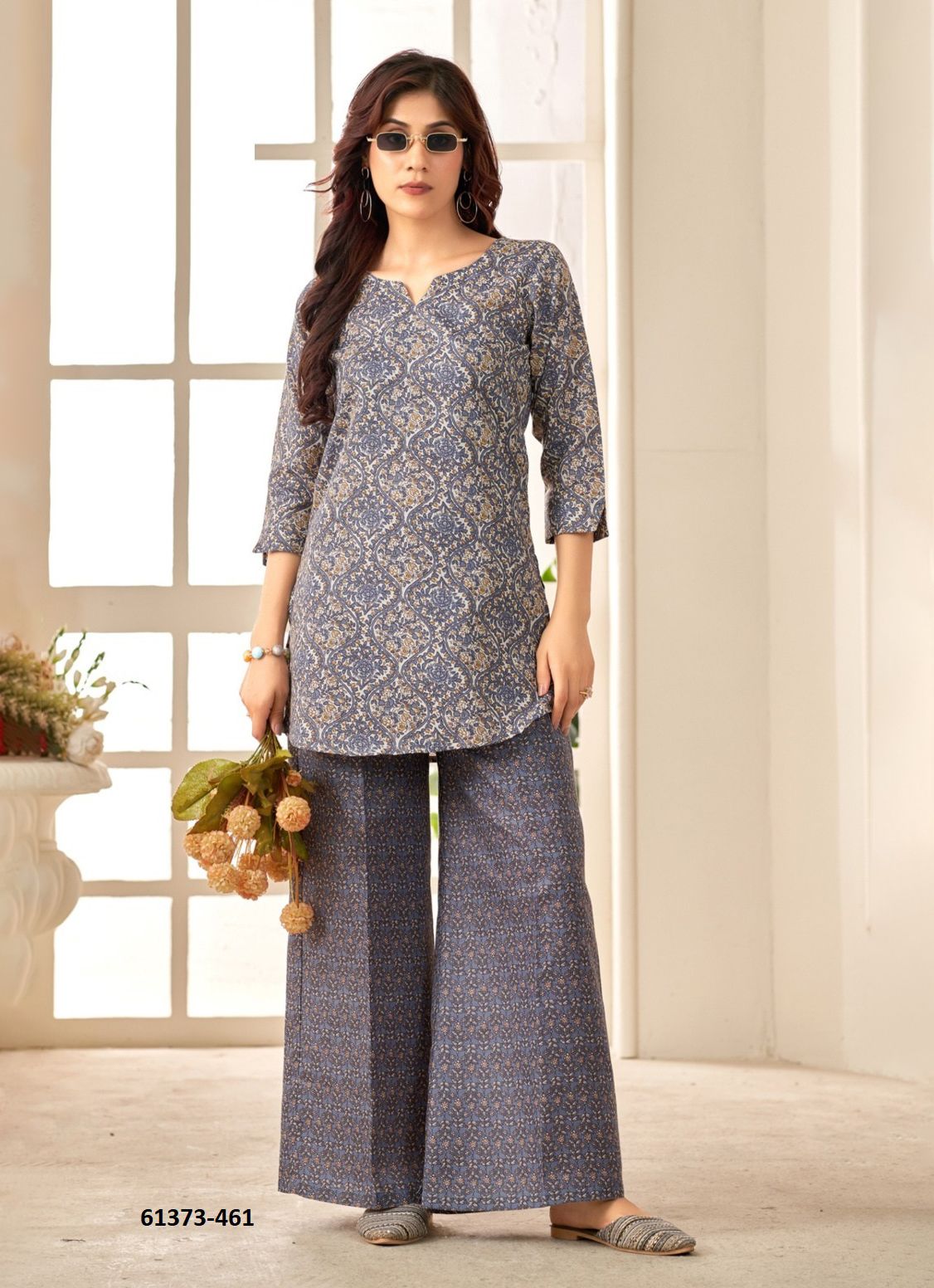 LAKSMITVA - Catalog # 61373 (Set of 4 Tops With Bottoms) by Chansi Trendz
