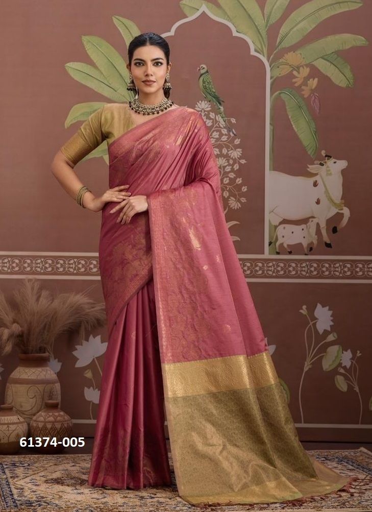 KONTESSA PICHWAI - Catalog # 61374 (Set of 6 Sarees) by Rajtex Fabrics KONTESSA PICHWAI - Catalog # 61374 (Set of 6 Sarees) by Rajtex Fabrics