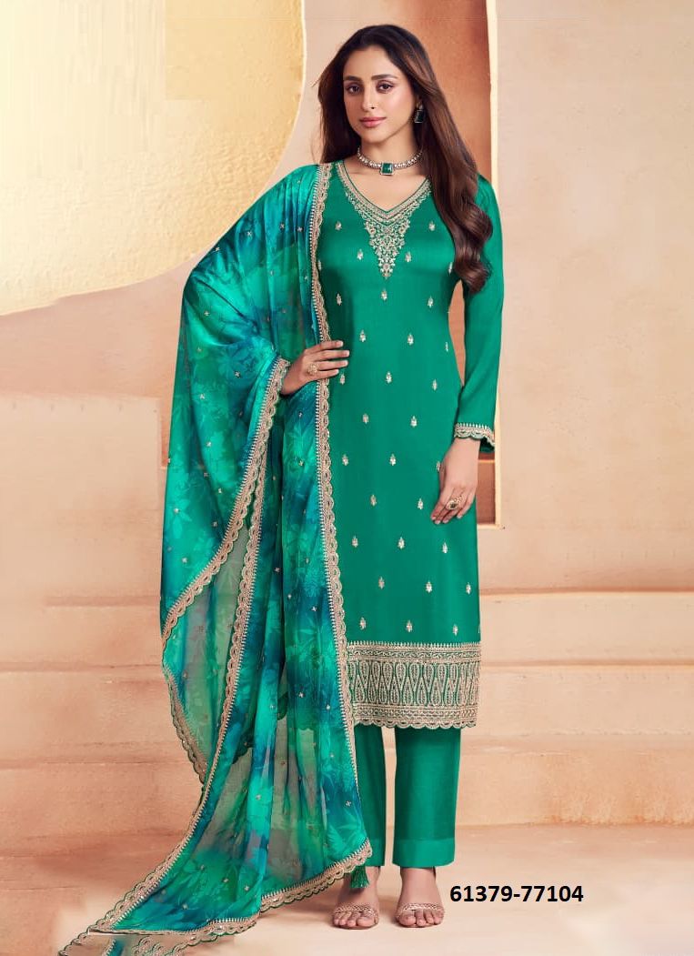 FALAK - Catalog # 61379 (Set of 4 Semi-Stitched / Un-Stitched Suits) by Vinay Fashion LLP FALAK - Catalog # 61379 (Set of 4 Semi-Stitched / Un-Stitched Suits) by Vinay Fashion LLP