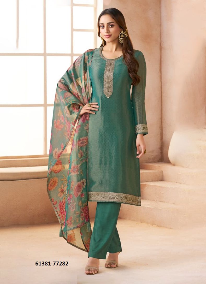 KANCHI 2 - Catalog # 61381 (Set of 4 Semi-Stitched / Un-Stitched Suits) by Vinay Fashion LLP KANCHI 2 - Catalog # 61381 (Set of 4 Semi-Stitched / Un-Stitched Suits) by Vinay Fashion LLP