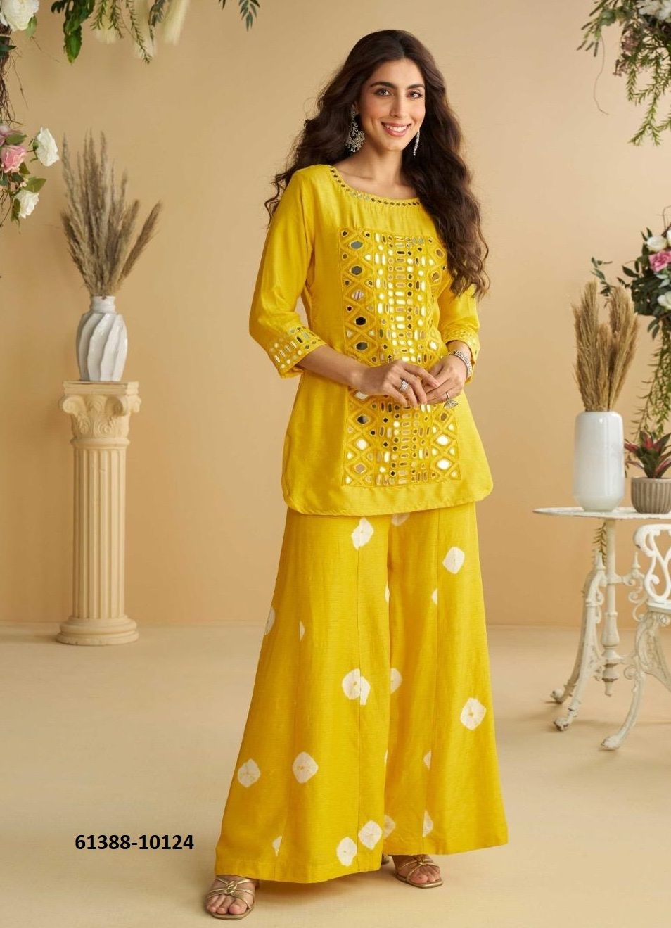 AMARA - Catalog # 61388 (Set of 5 Readymade Salwar Suits) by Sayuri Designer