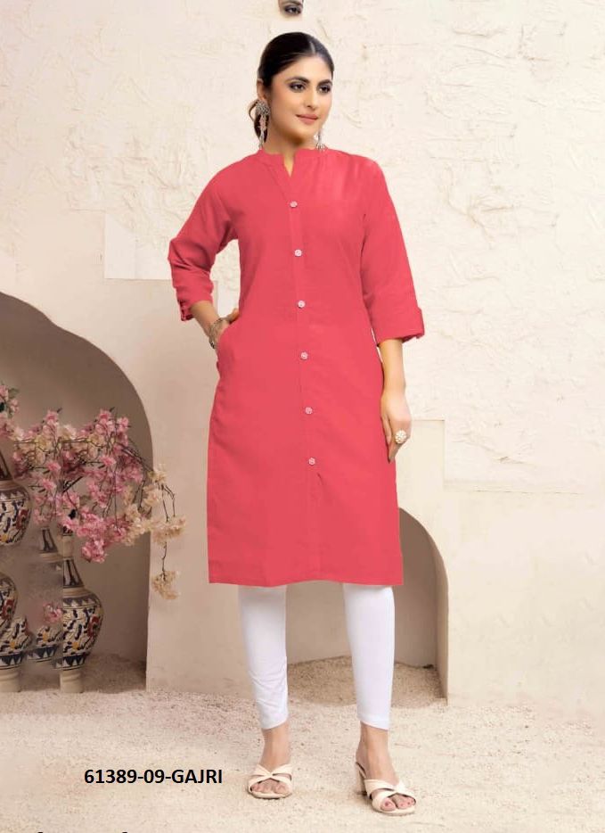 NEER 2 - Catalog # 61389 (Set of 5 Readymade Women's Kurtis / Tops) by Serengeti