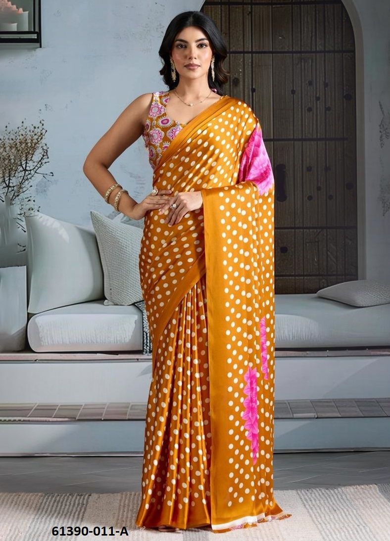 PURE AJRAKH PRINT 11 - Catalog # 61390 (Set of 6 Sarees) by Rajtex Fabrics PURE AJRAKH PRINT 11 - Catalog # 61390 (Set of 6 Sarees) by Rajtex Fabrics