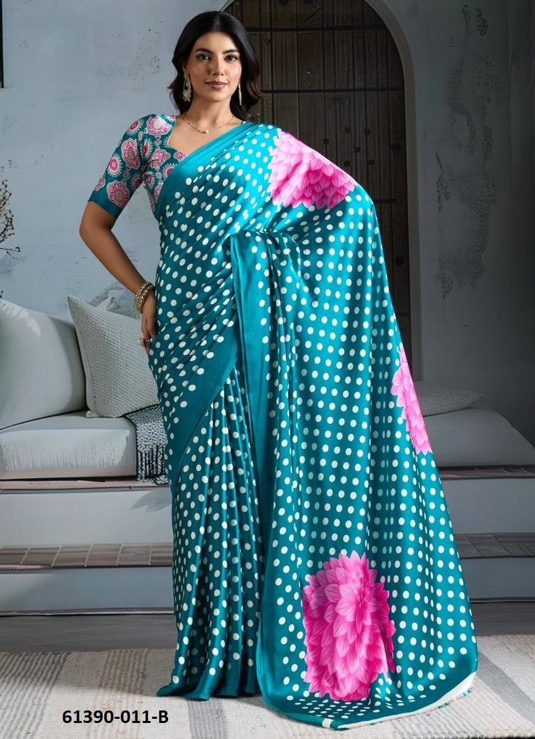PURE AJRAKH PRINT 11 - Catalog # 61390 (Set of 6 Sarees) by Rajtex Fabrics PURE AJRAKH PRINT 11 - Catalog # 61390 (Set of 6 Sarees) by Rajtex Fabrics