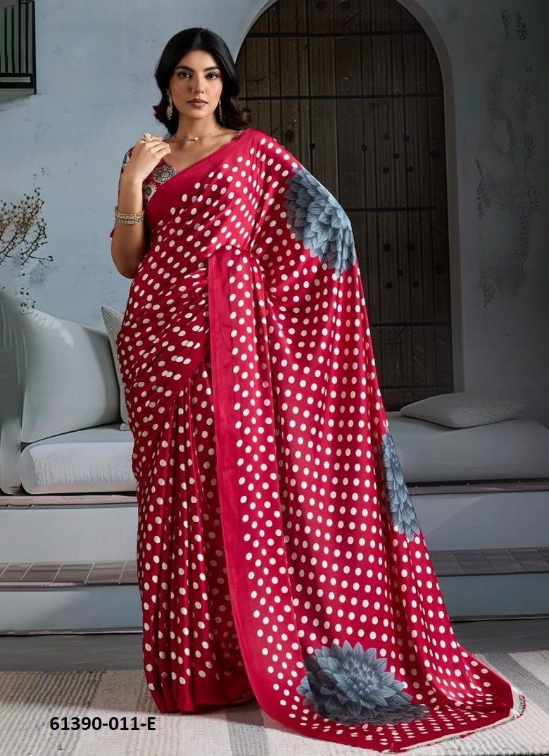 PURE AJRAKH PRINT 11 - Catalog # 61390 (Set of 6 Sarees) by Rajtex Fabrics PURE AJRAKH PRINT 11 - Catalog # 61390 (Set of 6 Sarees) by Rajtex Fabrics