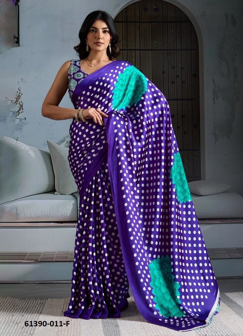 PURE AJRAKH PRINT 11 - Catalog # 61390 (Set of 6 Sarees) by Rajtex Fabrics PURE AJRAKH PRINT 11 - Catalog # 61390 (Set of 6 Sarees) by Rajtex Fabrics