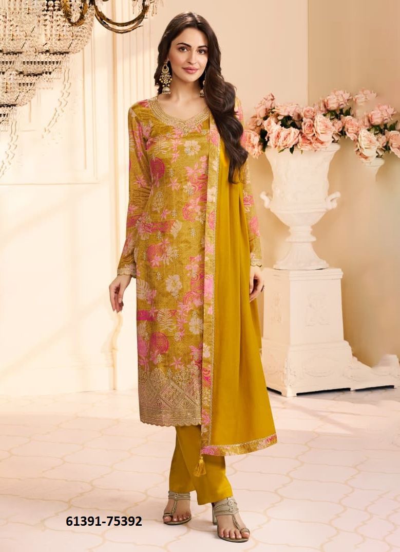 ROOP - Catalog # 61391 (Set of 4 Semi-Stitched / Un-Stitched Suits) by Vinay Fashion LLP ROOP - Catalog # 61391 (Set of 4 Semi-Stitched / Un-Stitched Suits) by Vinay Fashion LLP