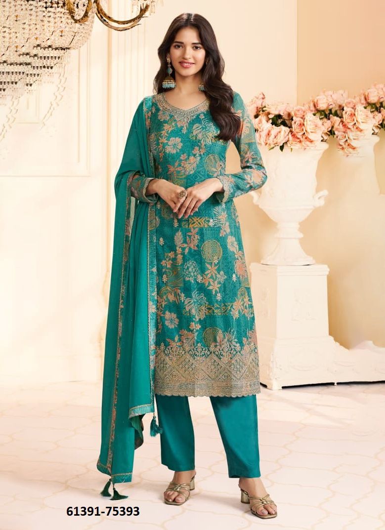ROOP - Catalog # 61391 (Set of 4 Semi-Stitched / Un-Stitched Suits) by Vinay Fashion LLP ROOP - Catalog # 61391 (Set of 4 Semi-Stitched / Un-Stitched Suits) by Vinay Fashion LLP