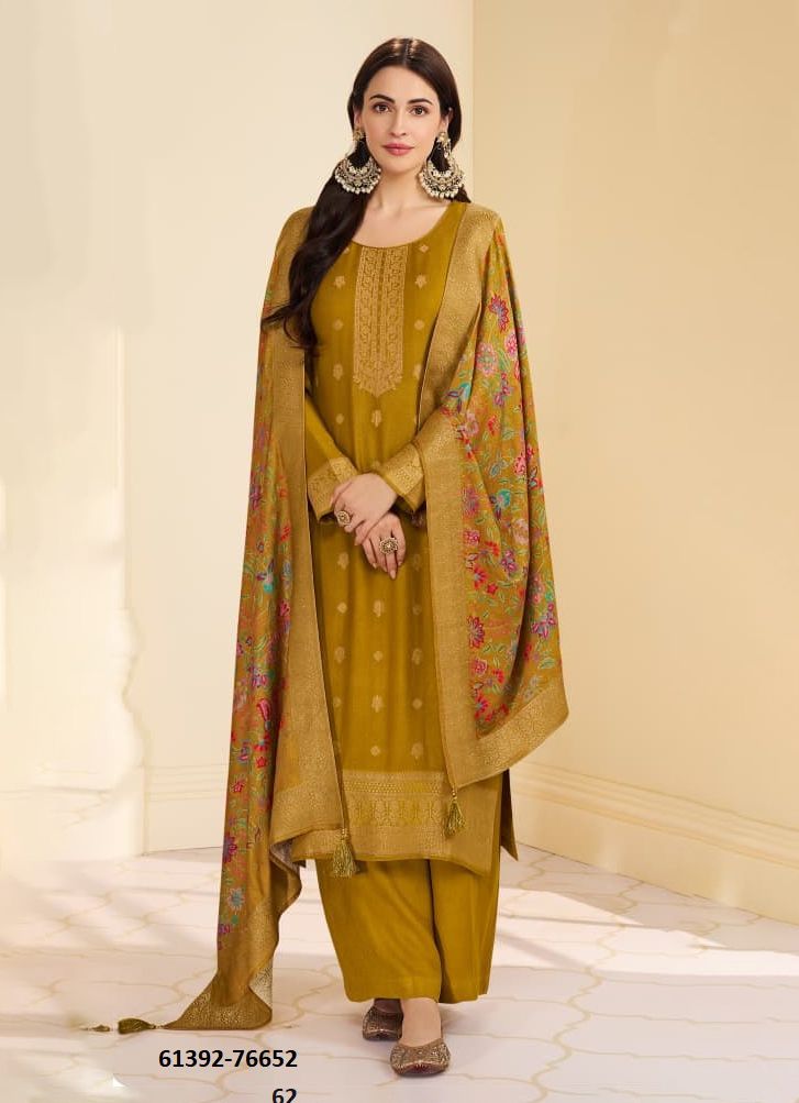 ANANTA 3 - Catalog # 61392 (Set of 6 Semi-Stitched / Un-Stitched Suits) by Vinay Fashion LLP