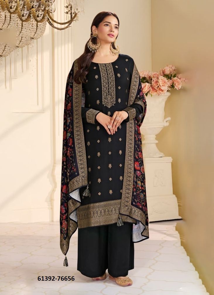 ANANTA 3 - Catalog # 61392 (Set of 6 Semi-Stitched / Un-Stitched Suits) by Vinay Fashion LLP