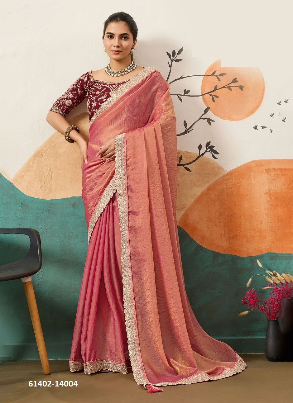 PRIREKA - Catalog # 61402 (Set of 6 Sarees) by Suma Designer PRIREKA - Catalog # 61402 (Set of 6 Sarees) by Suma Designer