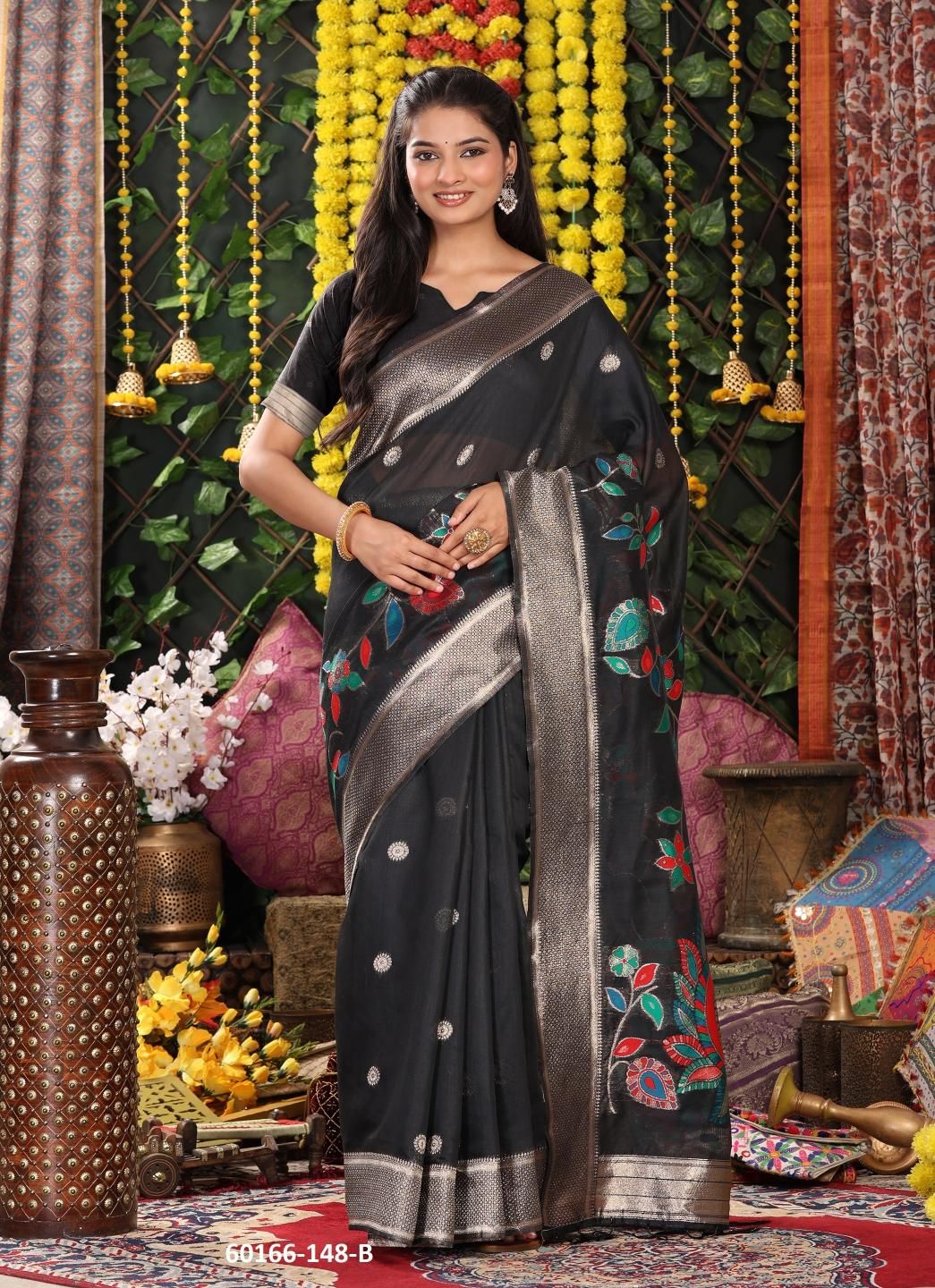 AVYUKTA - Catalog # 60166 (Set of 3 Sarees) by Brand MEHERIYA