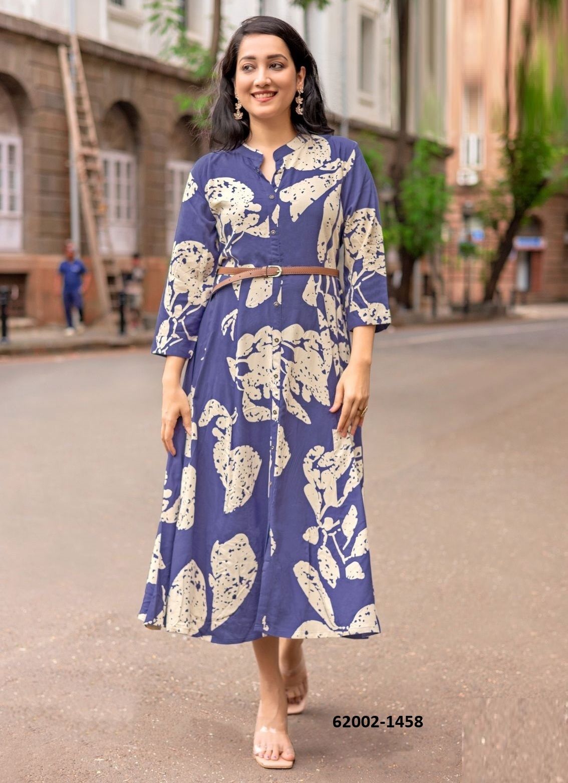 BELT 23 - Catalog # 62002 (Set of 6 Readymade Women's Kurtis / Tops) by Mittoo