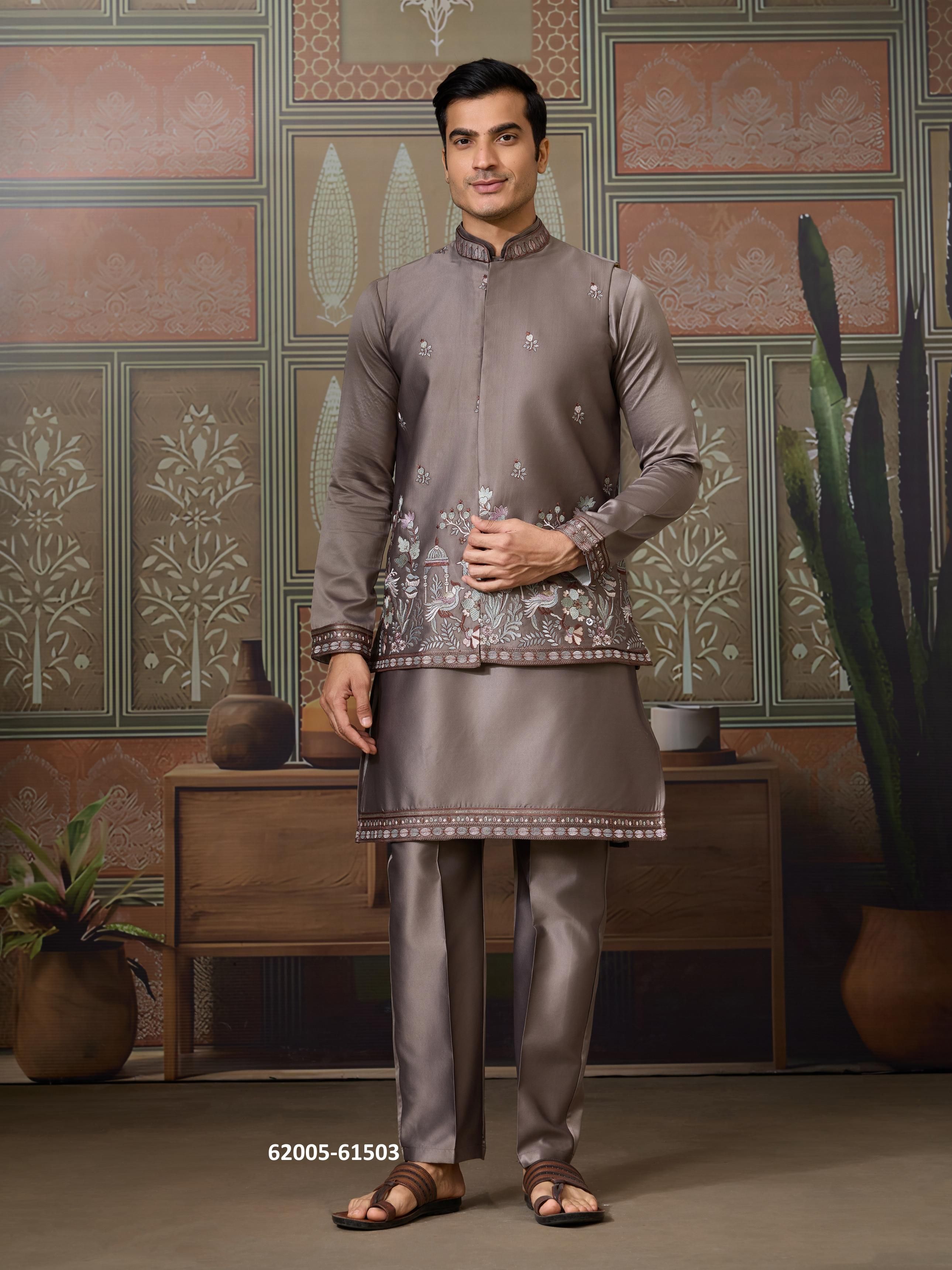 LEGACY OF ROYALS - Catalog # 62005 (Set of 6 Men's Ethnic Wear) by Jagraasa
