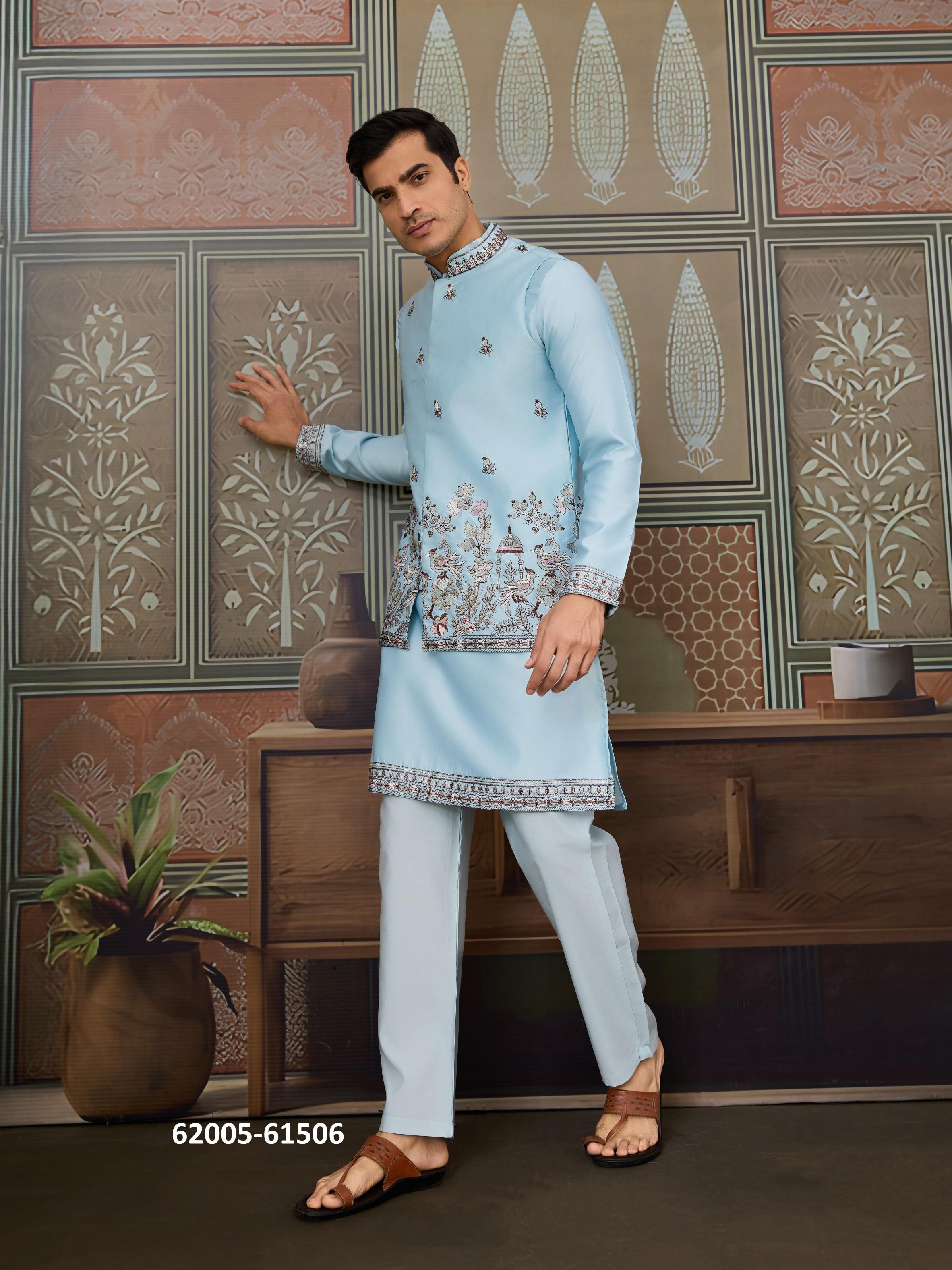 LEGACY OF ROYALS - Catalog # 62005 (Set of 6 Men's Ethnic Wear) by Jagraasa