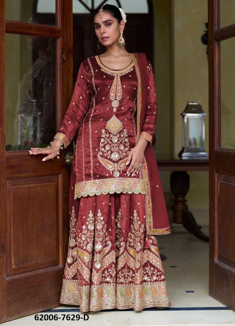 TAIYBA 1 - Catalog # 62006 (Set of 3 Readymade Salwar Suits) by Gulkayra Designer