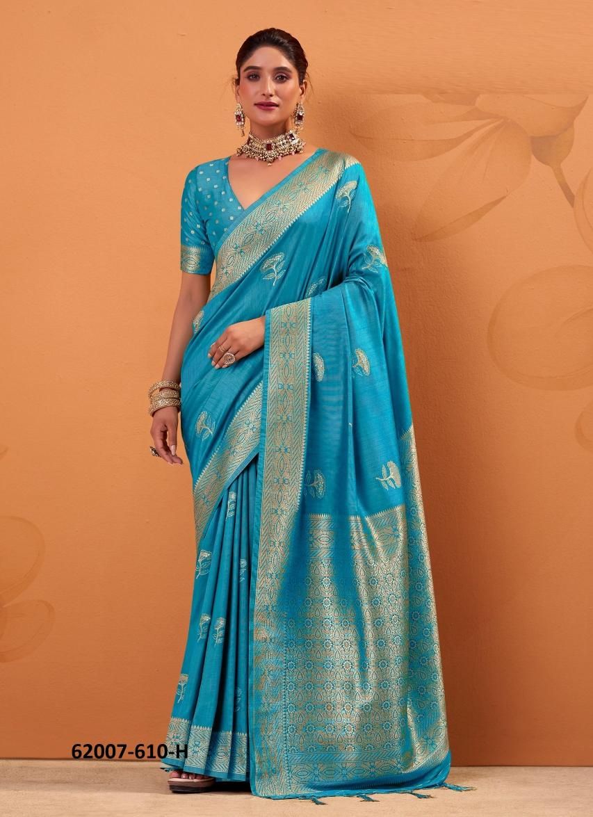 DHATU SILK - Catalog # 62007 (Set of 8 Sarees) by Serengeti DHATU SILK - Catalog # 62007 (Set of 8 Sarees) by Serengeti