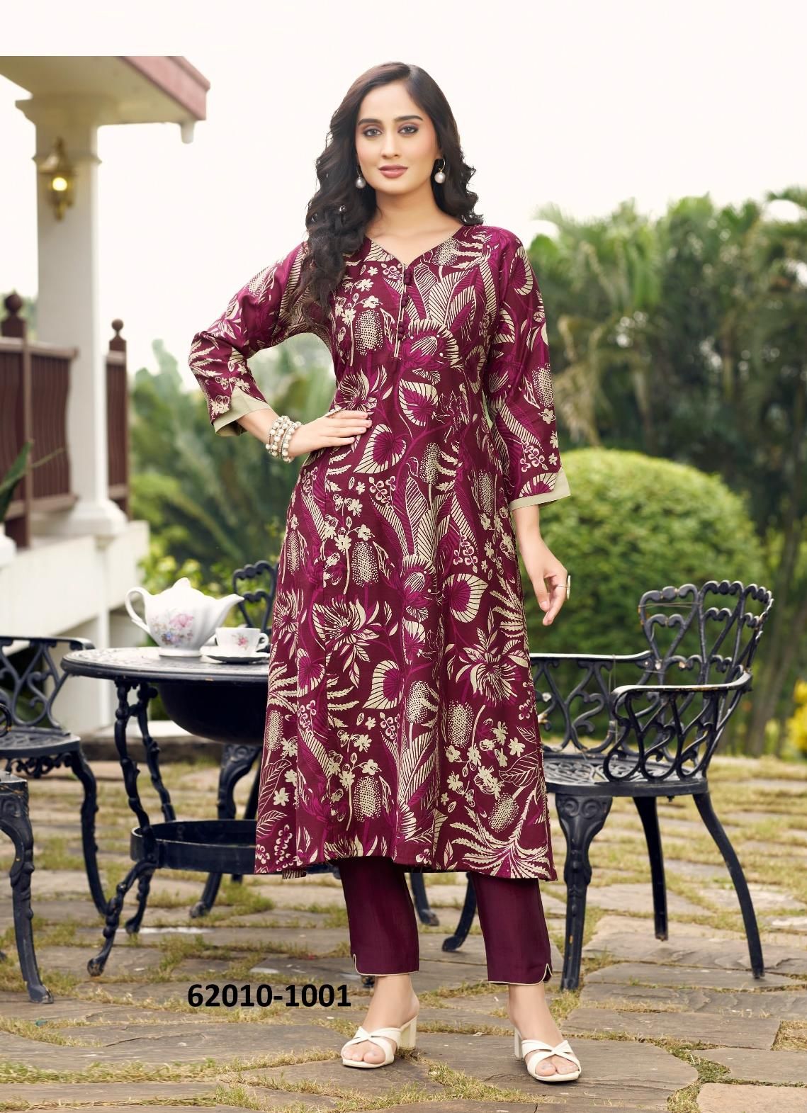 LAVISHA - Catalog # 62010 (Set of 6 Tops With Bottoms) by Woodee Ahmedabad LAVISHA - Catalog # 62010 (Set of 6 Tops With Bottoms) by Woodee Ahmedabad