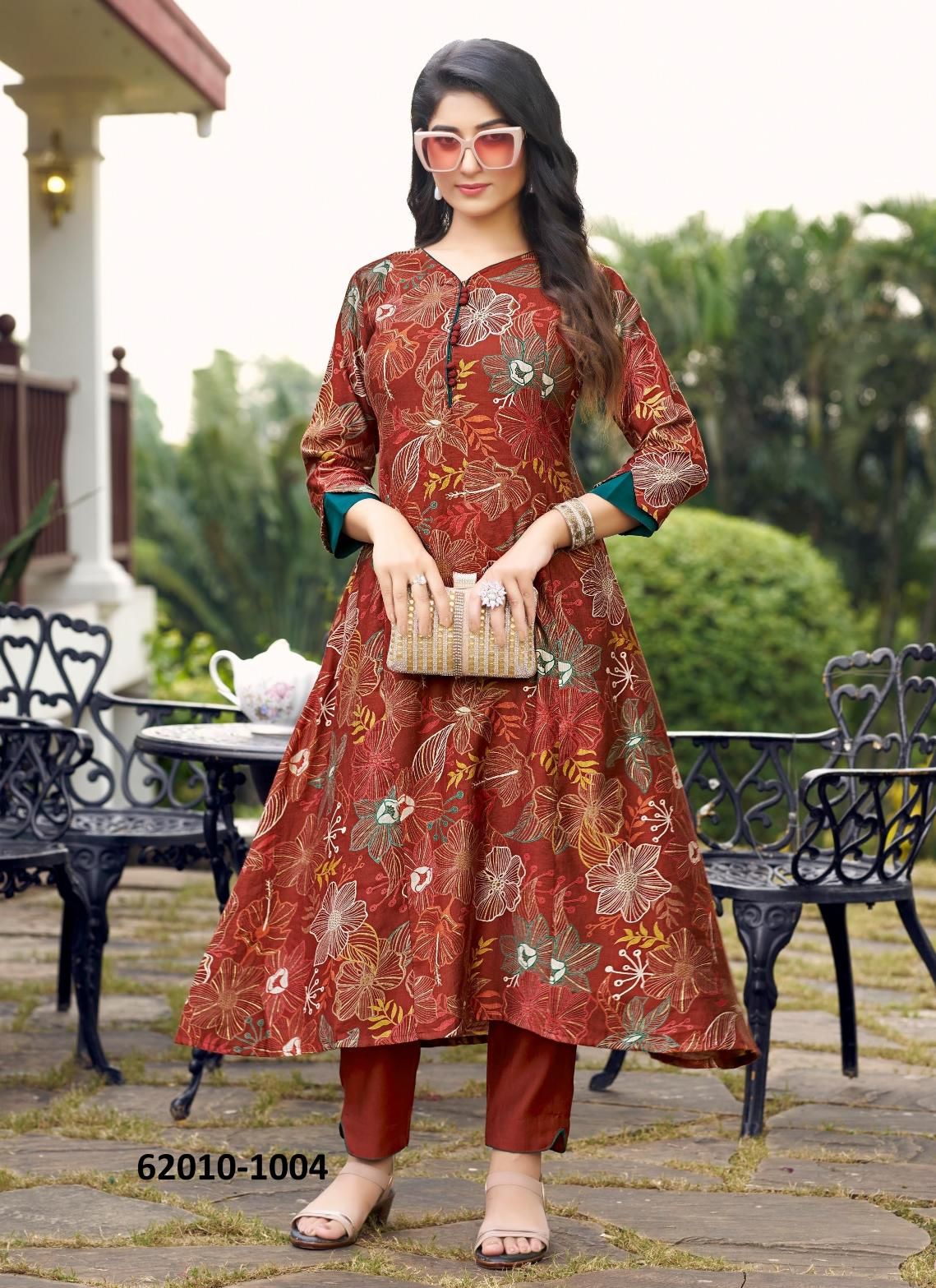 LAVISHA - Catalog # 62010 (Set of 6 Tops With Bottoms) by Woodee Ahmedabad LAVISHA - Catalog # 62010 (Set of 6 Tops With Bottoms) by Woodee Ahmedabad