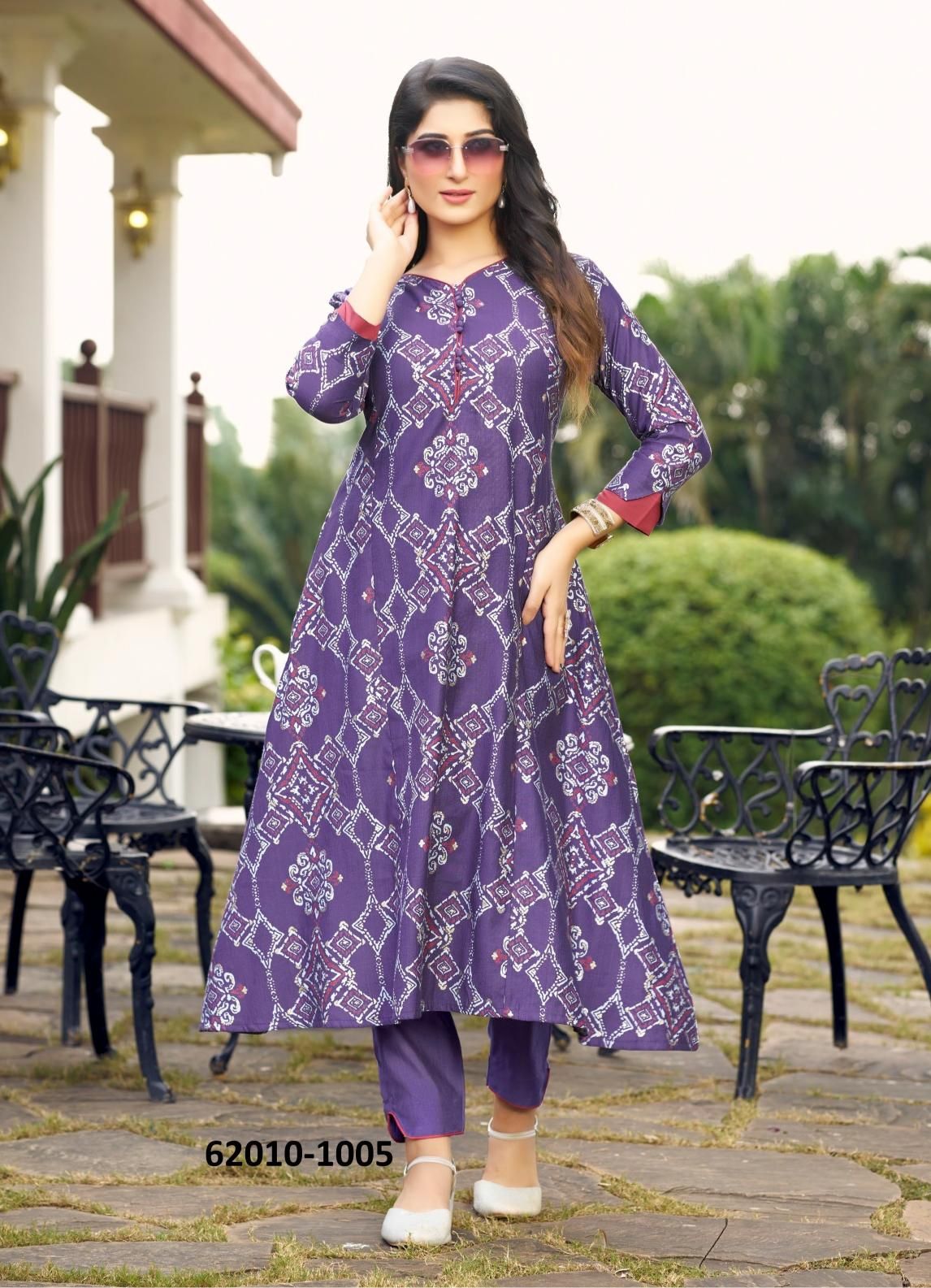 LAVISHA - Catalog # 62010 (Set of 6 Tops With Bottoms) by Woodee Ahmedabad LAVISHA - Catalog # 62010 (Set of 6 Tops With Bottoms) by Woodee Ahmedabad