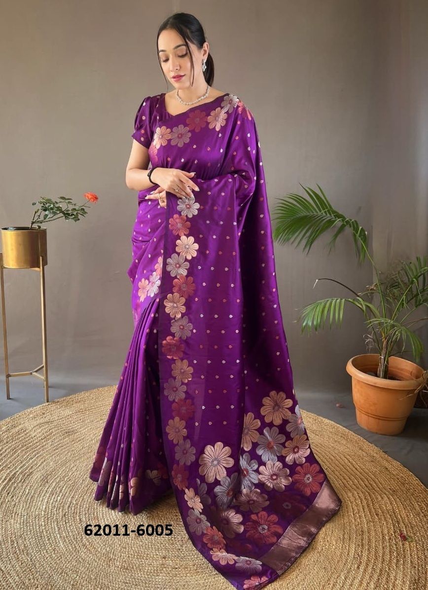 SIYA - Catalog # 62011 (Set of 6 Sarees) by Aabharan SIYA - Catalog # 62011 (Set of 6 Sarees) by Aabharan