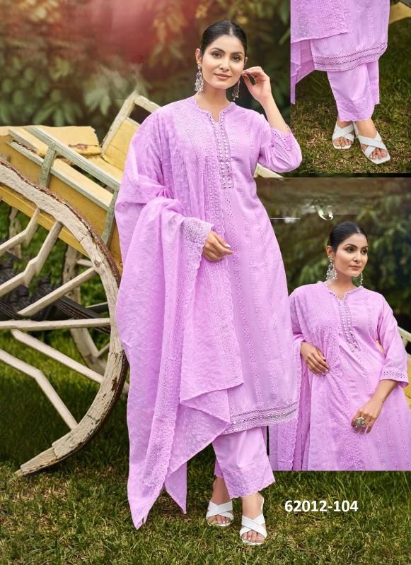 SAKSHI - Catalog # 62012 (Set of 7 SIZE-SETS [Readymade Salwar Suits]) by Desi Muse