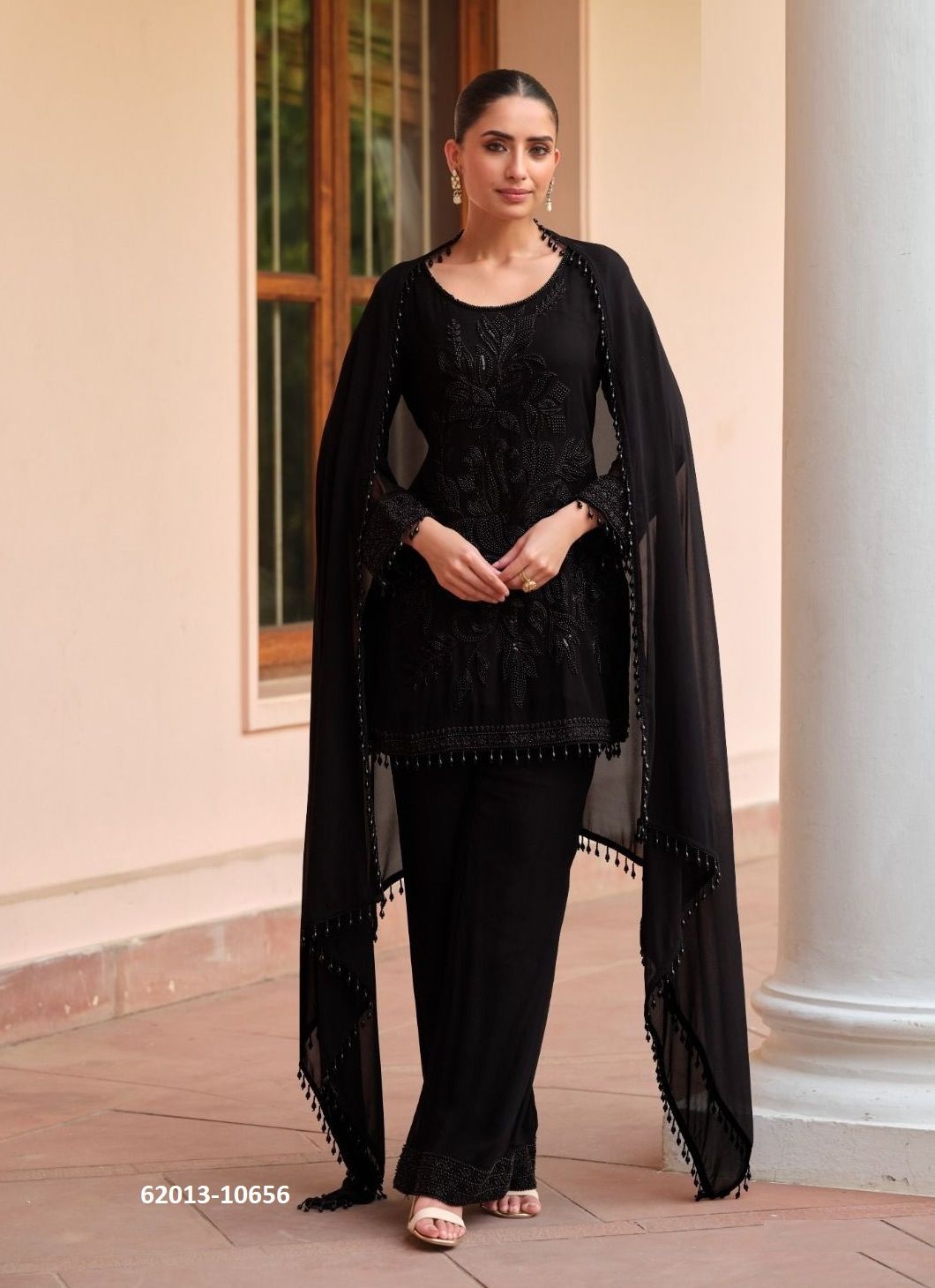 VARINA - Catalog # 62013 (Set of 3 Readymade Salwar Suits) by Aashirwad