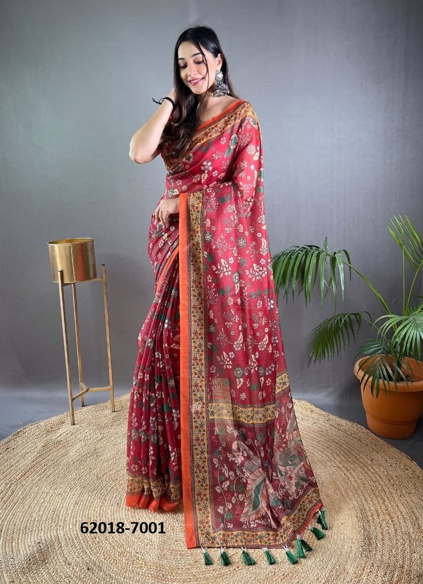 RAKSHA - Catalog # 62018 (Set of 7 Sarees) by Aabharan RAKSHA - Catalog # 62018 (Set of 7 Sarees) by Aabharan