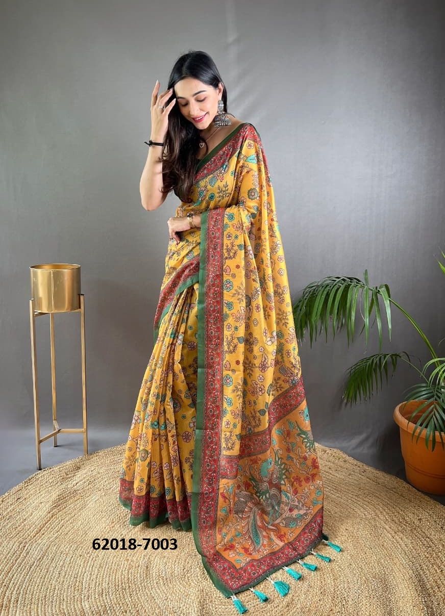 RAKSHA - Catalog # 62018 (Set of 7 Sarees) by Aabharan RAKSHA - Catalog # 62018 (Set of 7 Sarees) by Aabharan